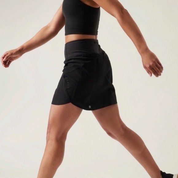 Athleta Women's Black Run With It Skort Sz XL Tennis Athleisure - Picture 6 of 9